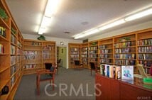 interior space featuring bookshelves