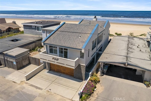 1652 Strand Way, Oceano, CA 93445 - aerial view of property and surrounding area featuring waterfront with a beach