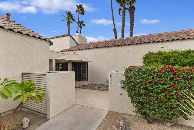 exterior space featuring a patio