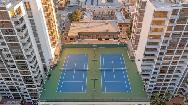 view of sport court