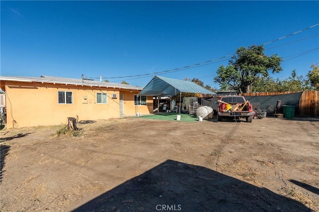 view of back of property