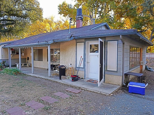 view of rear view of property