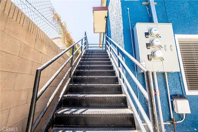 view of staircase