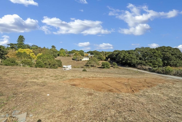 view of nature with a rural view