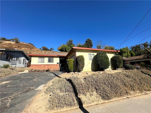 view of ranch-style home