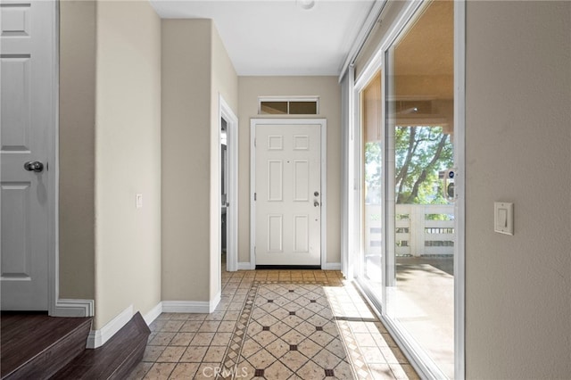 view of entrance foyer