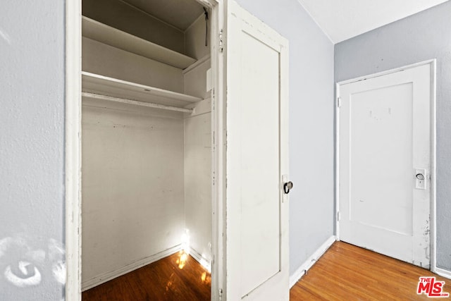 view of closet