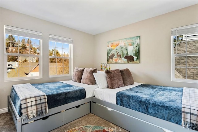 28164 N Bay Rd, Lake Arrowhead, CA 92352 - carpeted bedroom with baseboards