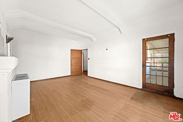 interior space featuring hardwood / wood-style floors