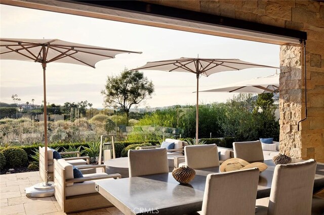 51 Monarch Beach Resort S, Dana Point, CA 92629 - view of patio featuring outdoor lounge area