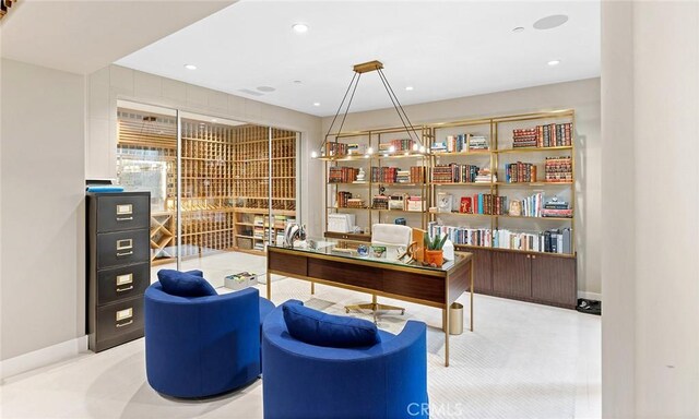 51 Monarch Beach Resort S, Dana Point, CA 92629 - home office with baseboards and recessed lighting