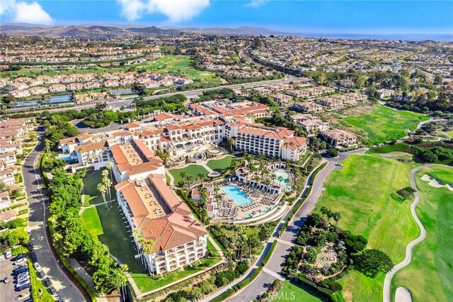 51 Monarch Beach Resort S, Dana Point, CA 92629 - aerial view of property's location featuring a local golf course and a pool area