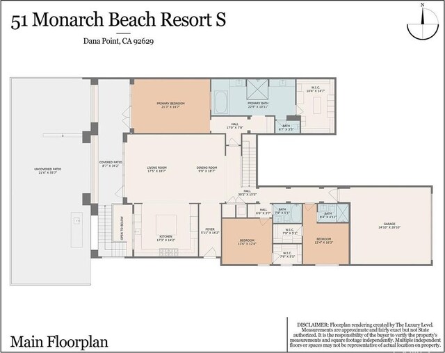 51 Monarch Beach Resort S, Dana Point, CA 92629 - view of floor plan / room layout