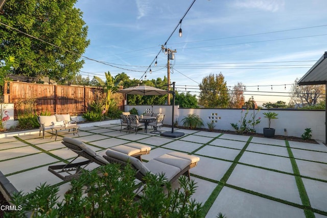 view of patio