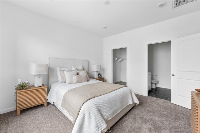 9431 N Sepulveda Blvd Unit 3, North Hills, CA 91343 - carpeted bedroom with a walk in closet, ensuite bath, and a closet