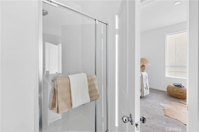 9431 N Sepulveda Blvd Unit 3, North Hills, CA 91343 - full bath with a stall shower and baseboards
