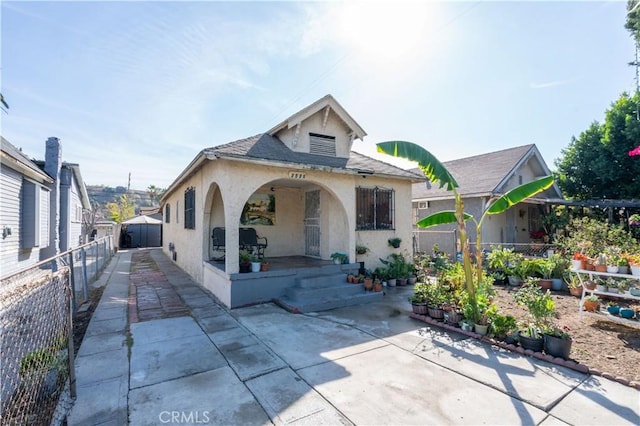 bungalow with a porch