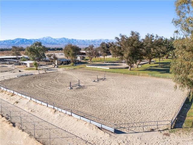 view of property's community featuring a mountain view