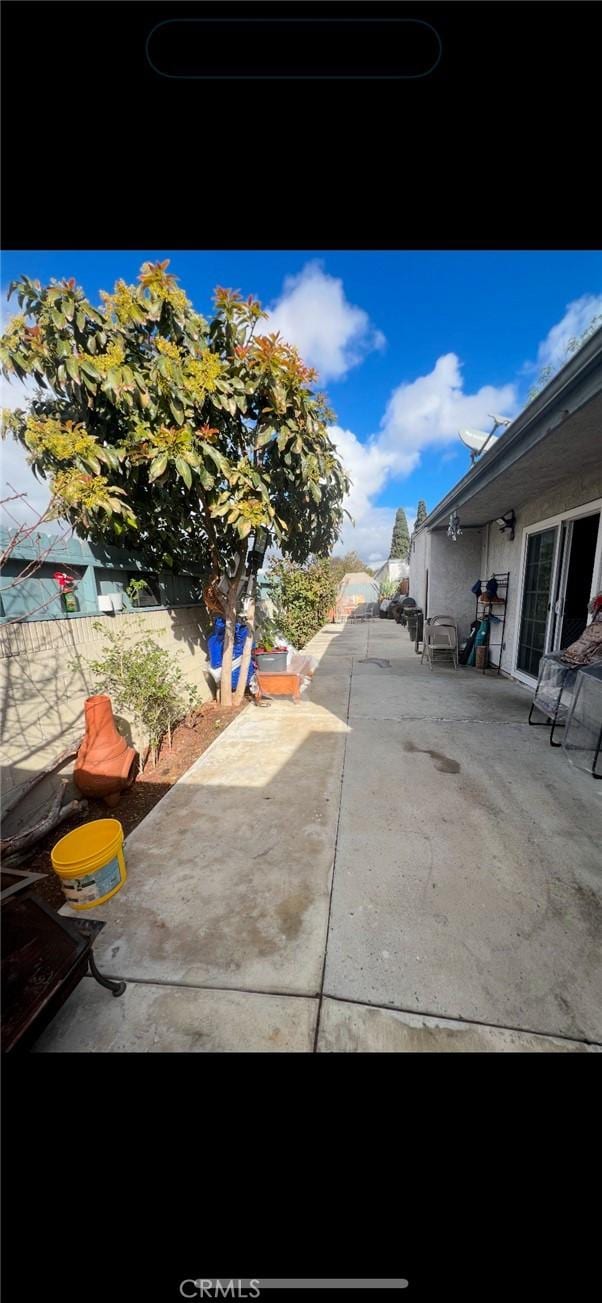 view of patio / terrace featuring a fenced backyard