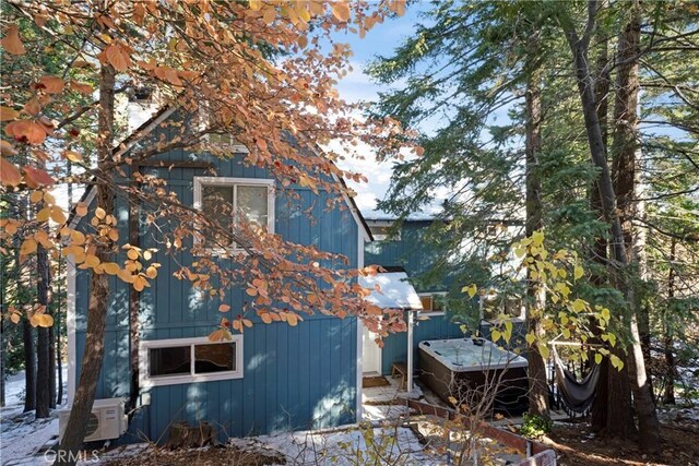 view of home's exterior featuring ac unit