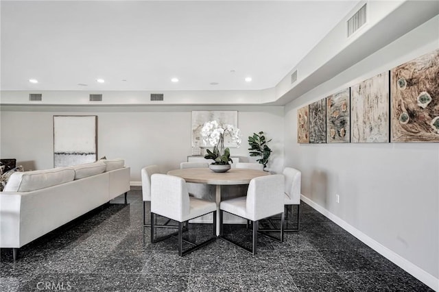 view of dining area