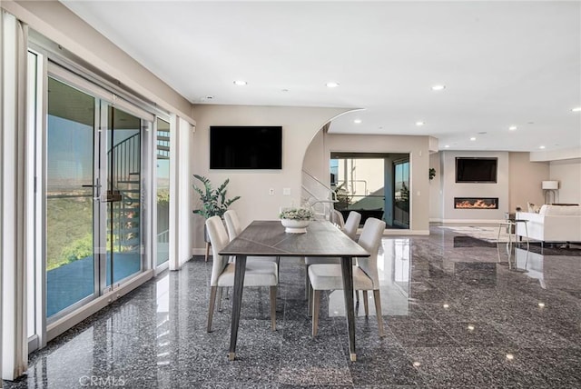 view of dining room