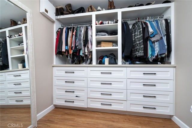 view of closet