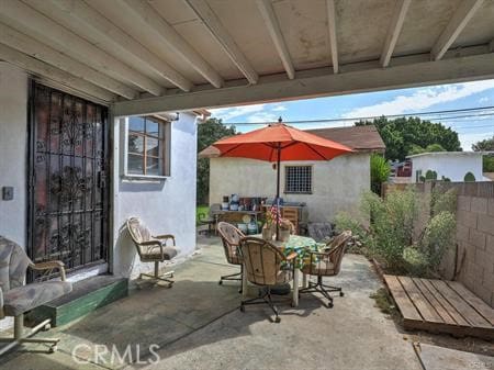 view of patio