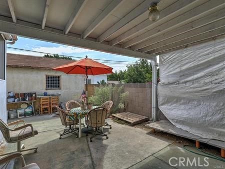 view of patio