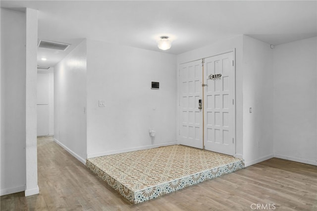 entryway featuring hardwood / wood-style floors