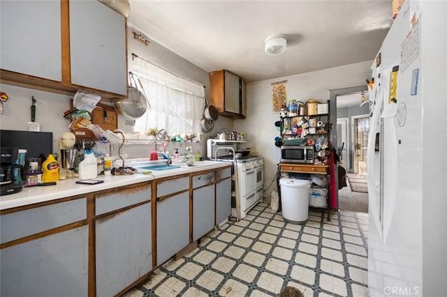 kitchen with gas range gas stove