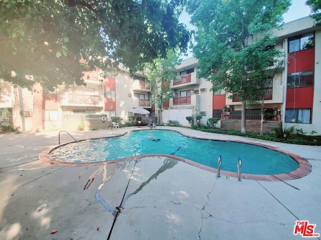 view of pool