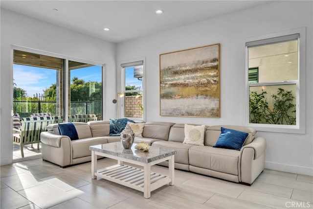 view of living room