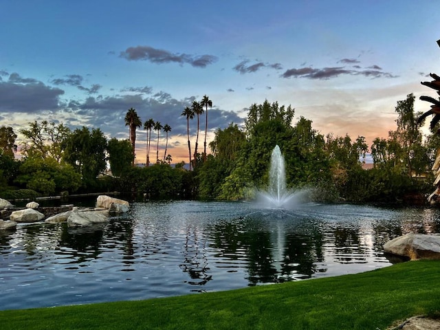 property view of water