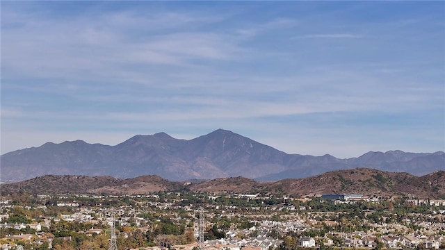 view of mountain feature