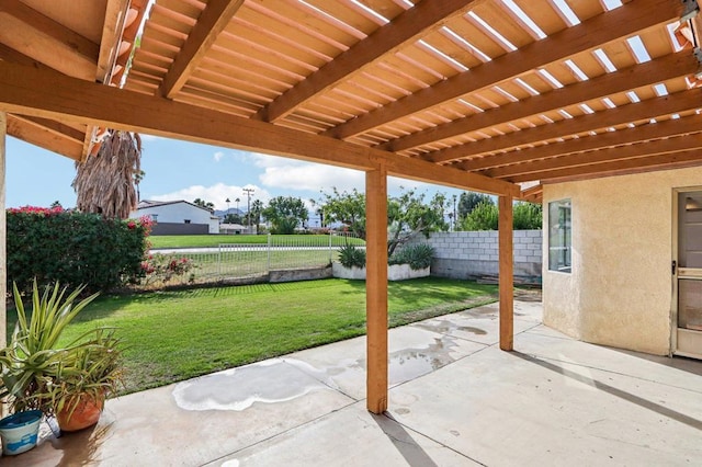 view of patio