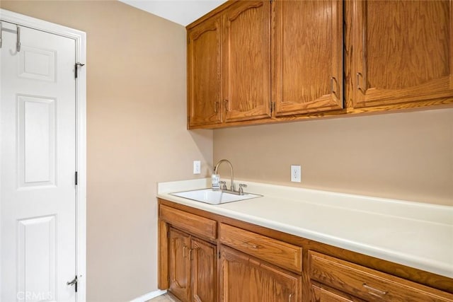 kitchen featuring sink