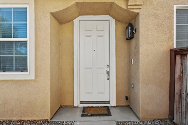 view of property entrance