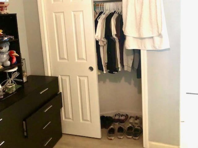 view of closet