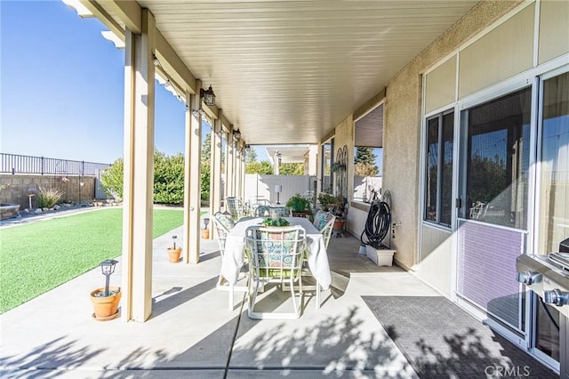 view of patio