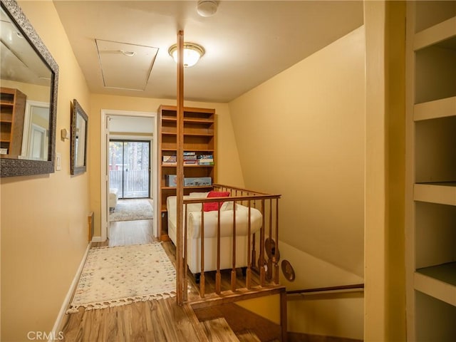 bedroom featuring wood-type flooring