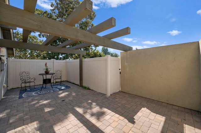 view of patio