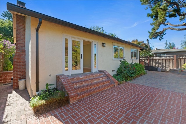 exterior space with a patio area