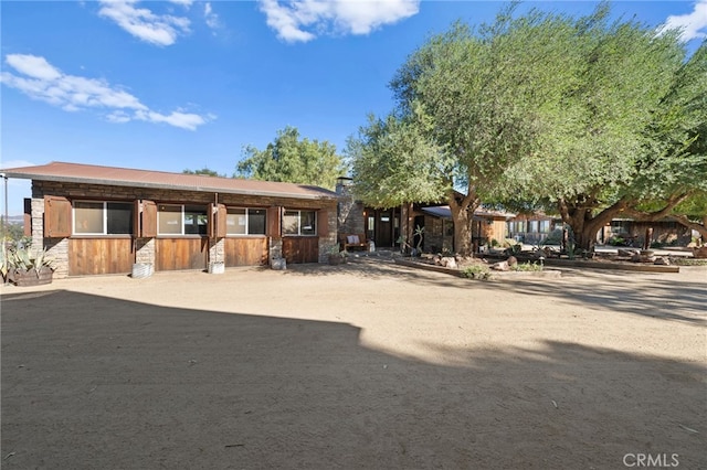 view of ranch-style home