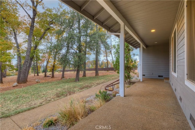 view of patio