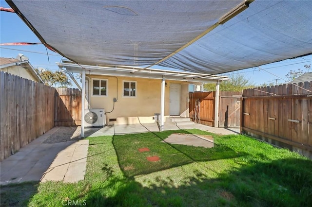 exterior space with ac unit