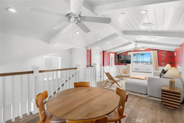 930 E Balboa Blvd, Newport Beach, CA 92661 - dining room with ceiling fan, hardwood / wood-style flooring, and recessed lighting