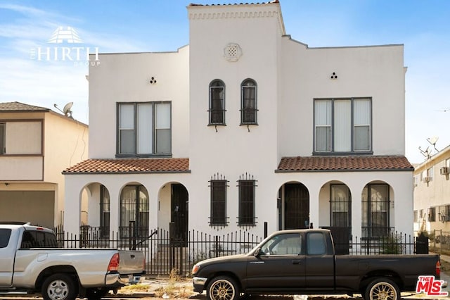 view of mediterranean / spanish house