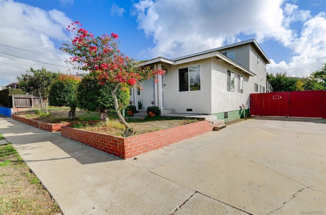 view of front of home