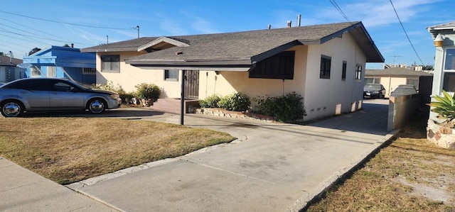 view of bungalow-style house